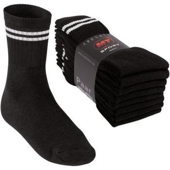 MT Tenis Socks – Noir avec Rayures Blanches