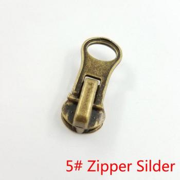 Deslizadores de cremallera de metal para bolsas