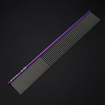 Pet Grooming Comb in Space Aluminum