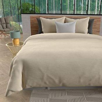 Intemporel Bohème Parure Housse de Couette, Ecru, 260 x 240 cm