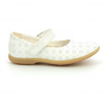 Bébé Cuir Fille Blanche Ambellie KICKERS®