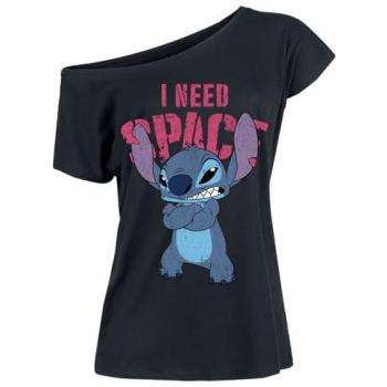 Lilo & Stitch I Need Space Damen T-Shirt schwarz XL