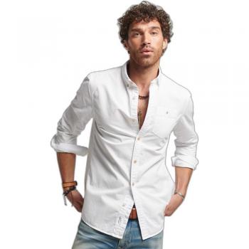 Manga Larga Superdry Outlet 2024 – Camisa Hombre