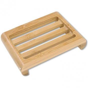 Porte-savon salle de bain en bambou