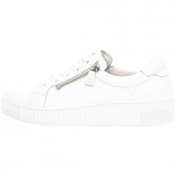 Gabor Women’s Skater Sneaker 23.334.21 – Weißes Low-Top Halbschuhe mit Plateau‑Sohle, EU 37/UK 4
