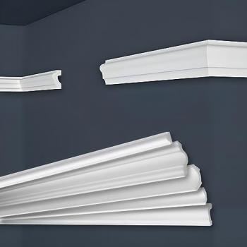 Cornici in Polistirolo XPS Bianco per Soffitto e Pareti