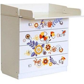 Polini Kids Fasciatoio Simple 1580 bianco floreale