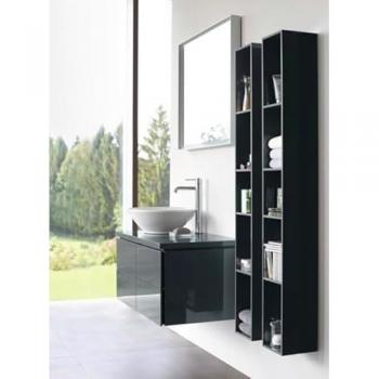 L-Cube meuble bas 62 cm, 2 tiroirs, blanc