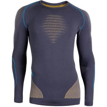 Camiseta UYN Evolutyon de Manga Larga para Hombre Azul