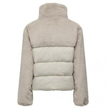 Only Steppjacke mit Stehkragen aus Material-Mix Modell 'WANJA', Größe XL