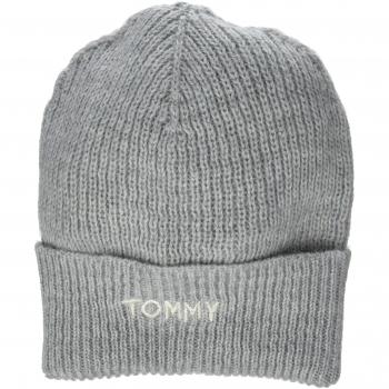 Gorro de Punto para Mujer Tommy Hilfiger, Gris (Light Grey Heather)