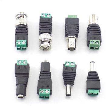 CCTV Video Balun with BNC DC Power Connector Adapter
