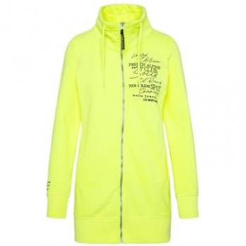 SOCCX Sweatjacke Damen Gelb Lime Größe L