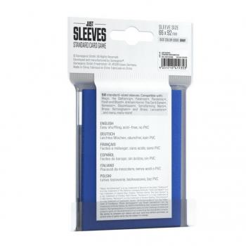Protections de cartes Just Sleeves Standard 66x92 mm Bleu (50)