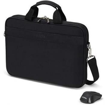 DICOTA 156'' Top Traveller Notebooktasche inkl. Wireless Mouse Kit black
