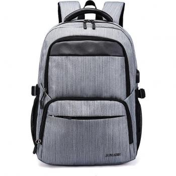Mochila de Temporada Azul Claro y Gris, Ideal para Ordenadores