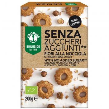 Biscoitos de Avelã em Forma de Flor 200 g