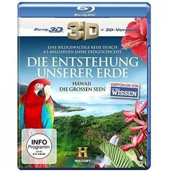 Die Entstehung unserer Erde: Hawaii & Die großen Seen (History) [3D Blu-ray + 2D Version]