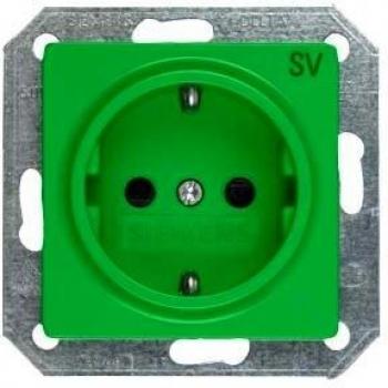 Siemens, Steckdose, Steckdose 1f gn glz UP m.BS Klappd IP20 5UB1900