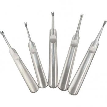 5Pcs Leathercraft U/V Groover and Beveler Tool Kit