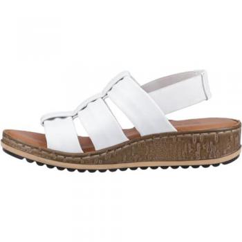 Hush Puppies Eden Damen Sandalen aus Weißem Leder EU 40,5