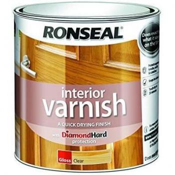 Ronseal Quick Dry Clear Gloss Varnish 2.5 litre