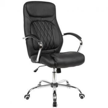 Sedia Ergonomica Nera con Ruote per Ufficio