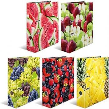 HERMA 7102 Motivordner Früchte, 10er Set, A4