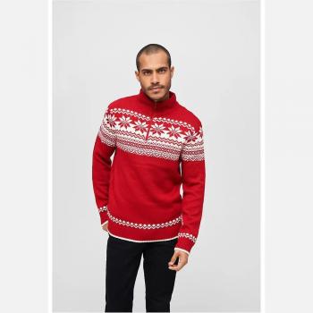 Pull Style Norvégien Brandit Rouge M à XXL