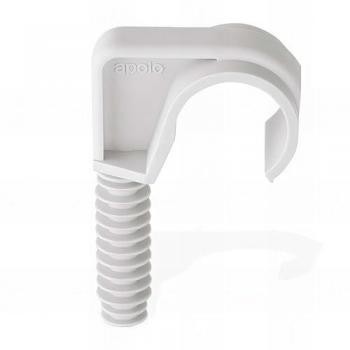 Pack 50 attaches de dalle tube simple Ø18 mm – Apolo SCELL‑IT