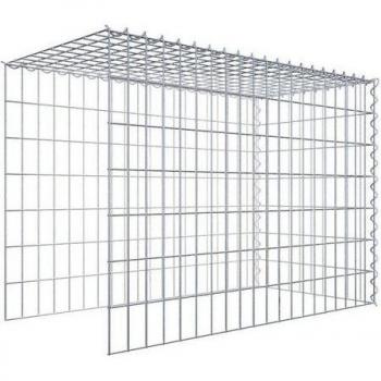 Gabion Rapporté 4 – Dimension 100 x70 x50 cm – Mesh 5 × 10 cm – Spiral Design