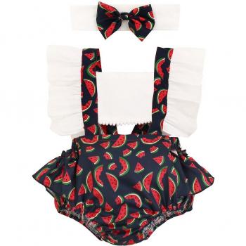 Summer Floral Outfit for Baby Girls 0-24M