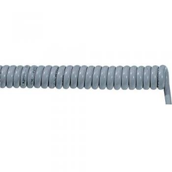 Câble UNITRONIC® SPIRAL LiF2Y11Y 300 mm / 1200 mm 12 x 0.14 mm² gris