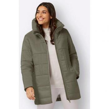 Damen Steppjacke 56 – Klassische Basics, unifarben, 100 % Polyester, 100 % Wattierung