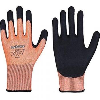 Gants anti-coupure Solidstar 1683 (carton de 12) – orange/noir