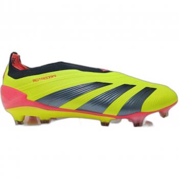 Adidas Predator 24 Elite Laceless Firm Ground Football Boots Yellow/Blk/Red 10 Male