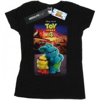 T-shirt in cotone Ducky e Bunny Disney Toy Story 4 per donne