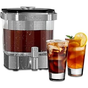 Iced Coffee Maker with 1L/42oz Stainless Steel Tap