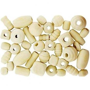 Perles en Bois Assorties