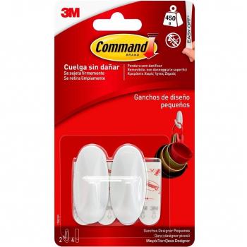 Ganchos Adhesivos Pequeños Command 2 Uds