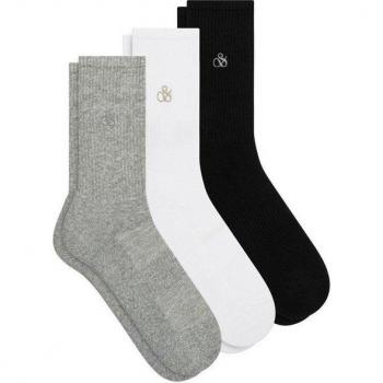 Scotch & Soda Crew‑Socken 1/2‑Terry Baumwoll 3er Set