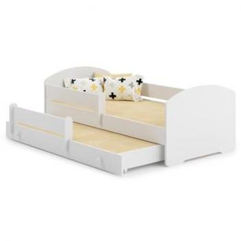 Lit Gigogne 160x80 pour Enfants avec 2 Matelas