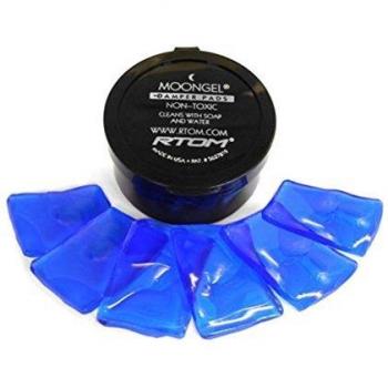 MoonGel Damper Pads by Rtom Pot of 6 Blue