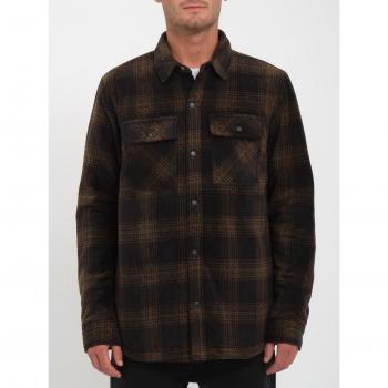 Volcom Bison Fleece Over Shirt Marrón