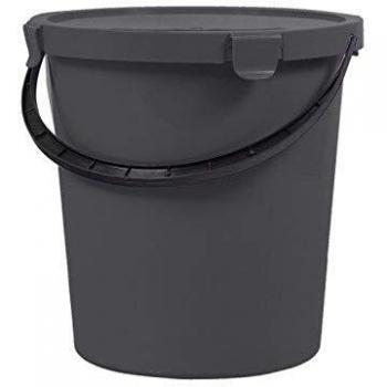 Contenitore di Pulizia 5L con Coperchio Grigio – Plast Team