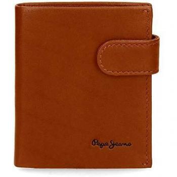 Billetera Pepe Jeans Marrón con Cierre