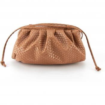 Bandolera de cuero suave para mujer
