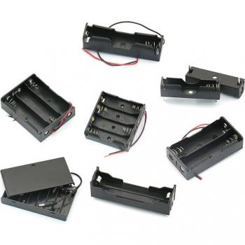 Soporte para pilas AAA con interruptor y cubierta 1-8x