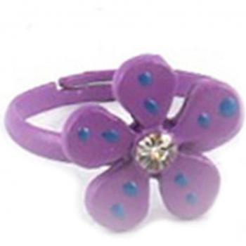 Bague 'Rêves de Coralie' Violet
