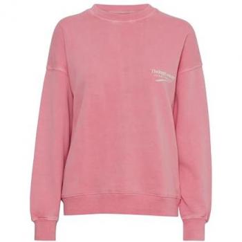 TheJoggConcept JCRUBI Sweatshirt – Rundhals‑Pulli für Damen – XS – Calypso‑Coral – 100 % Baumwolle, Web‑Material